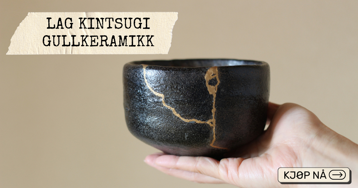 Lag Kintsugi gullkeramikk